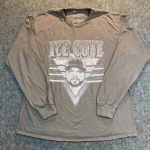 Ice Cube Gray Long Sleeve Westside Connection Tour Shirt Mens Large